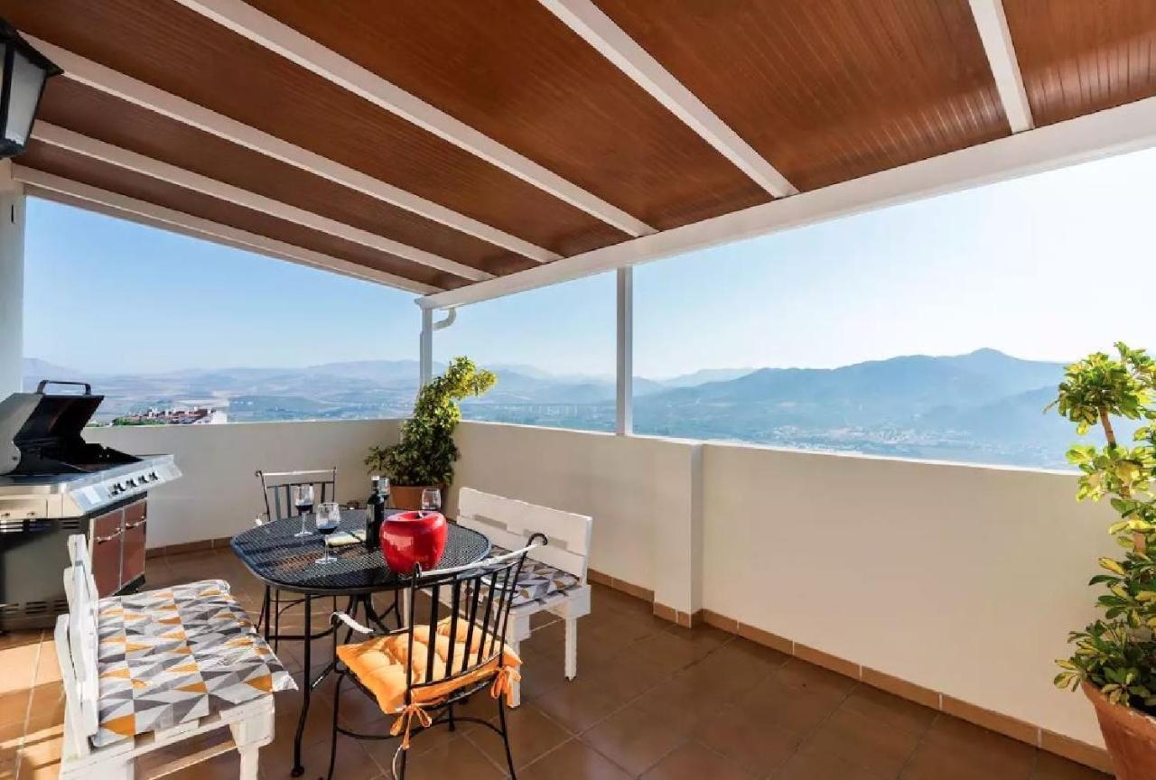 埃尔乔罗Atico Guadalhorce - Mirador Privado Con Barbacoa Y Solarium公寓 外观 照片